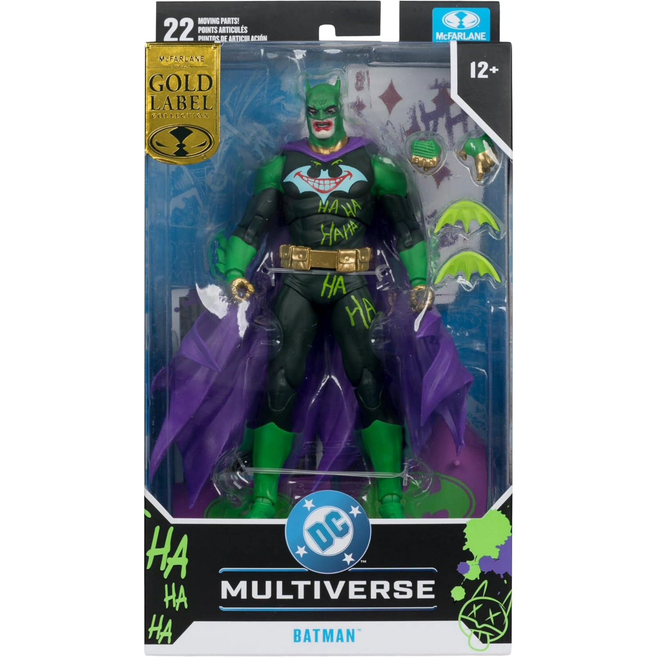 McFarlane DC Multiverse: Joker War Inspired - Batman (Jokerized) Gold Laber