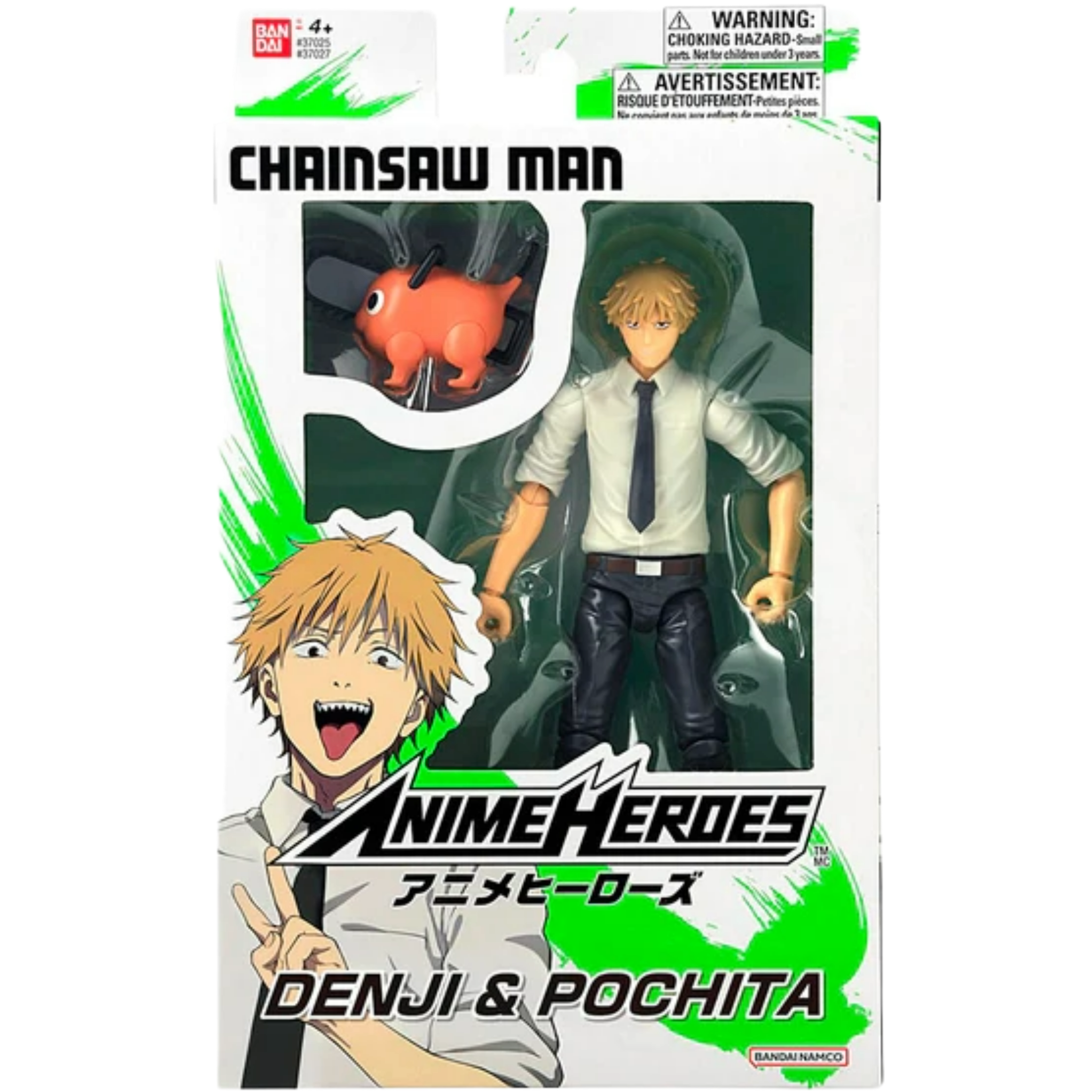 BANDAI Anime Heroes: Chainsaw Man - Denji & Potchita