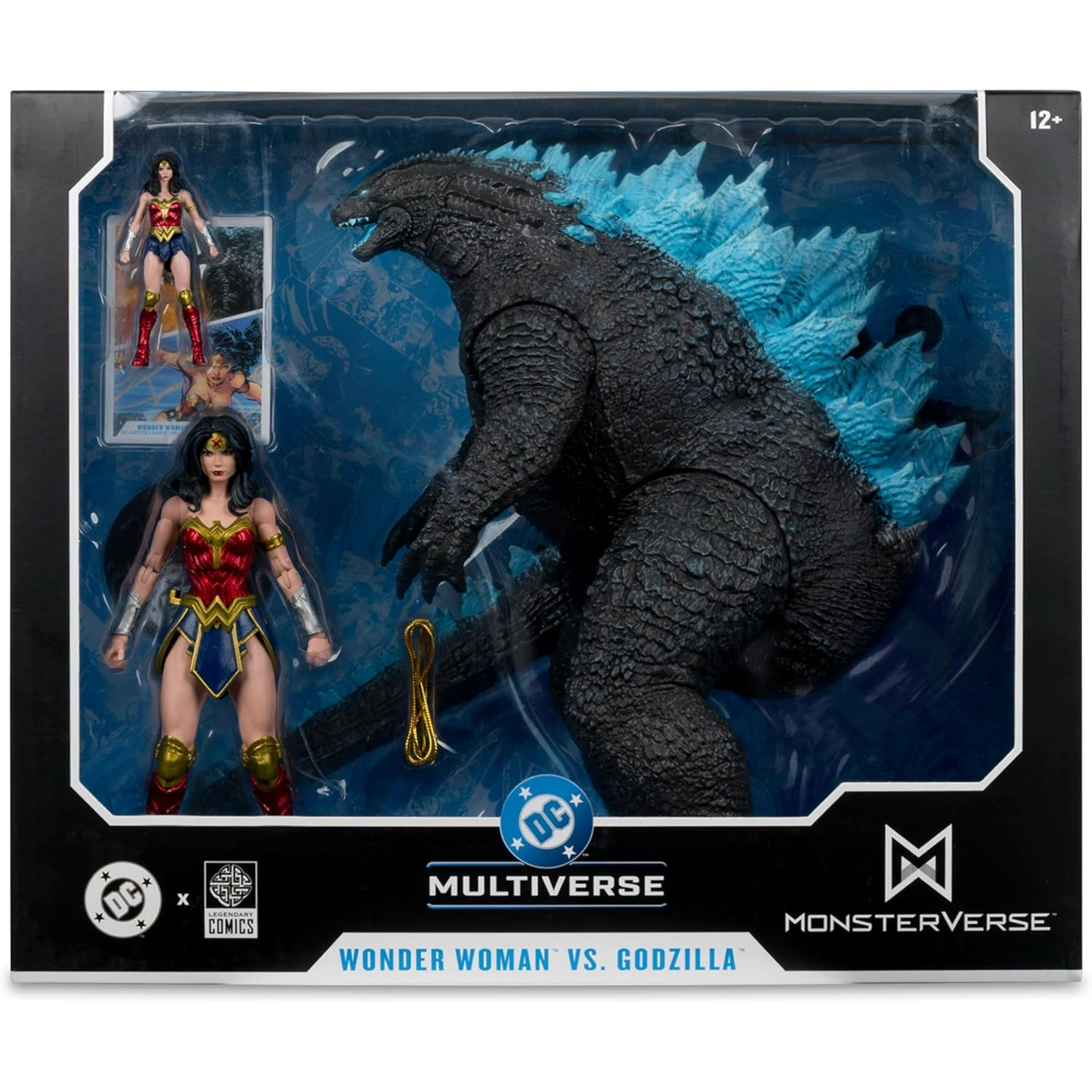 McFarlane DC Multiverse x Monsterverse: DC Justice League Vs. Legendary’s Monsterverse - Wonder Woman Vs. Godzilla 2-Pack