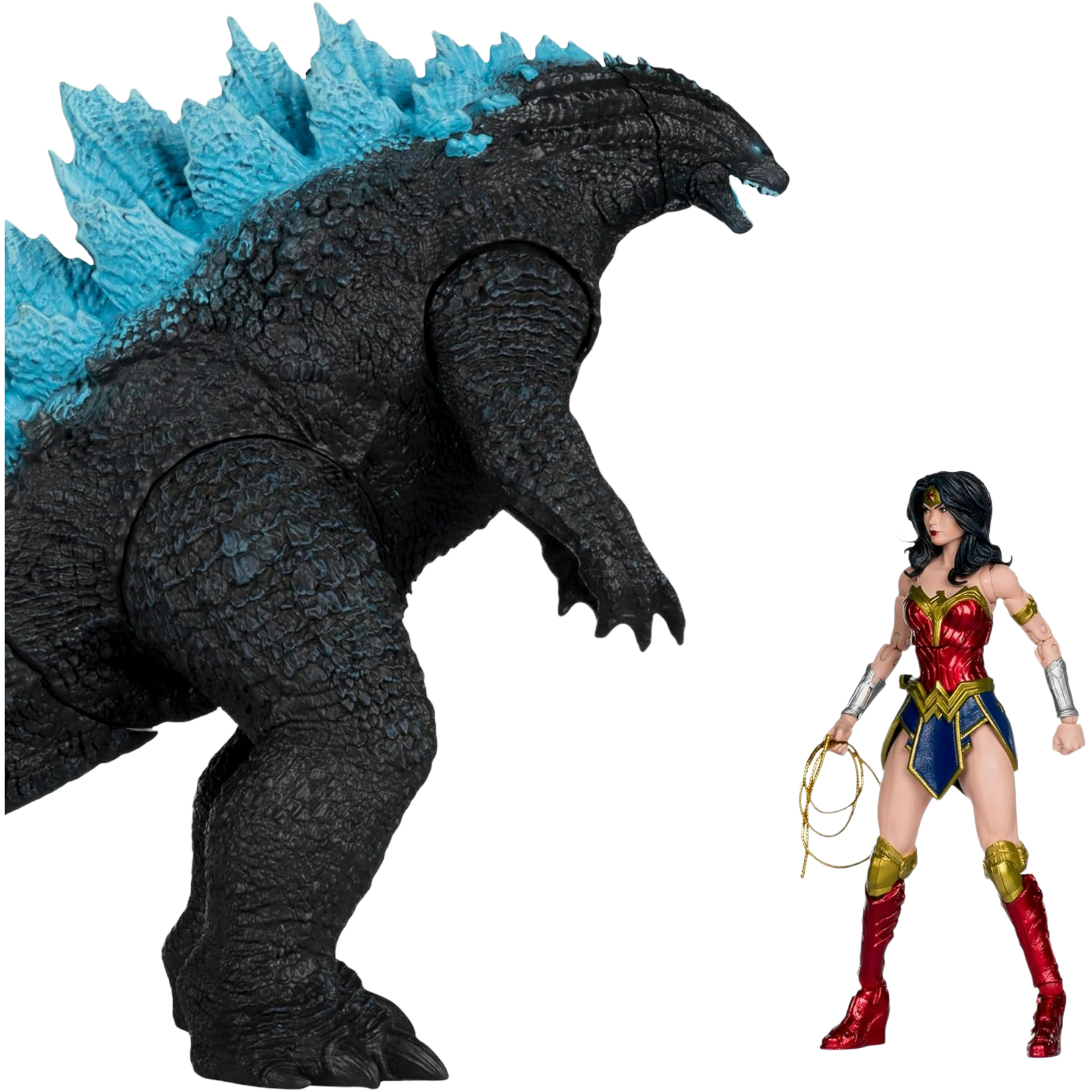 McFarlane DC Multiverse x Monsterverse: DC Justice League Vs. Legendary’s Monsterverse - Wonder Woman Vs. Godzilla 2-Pack