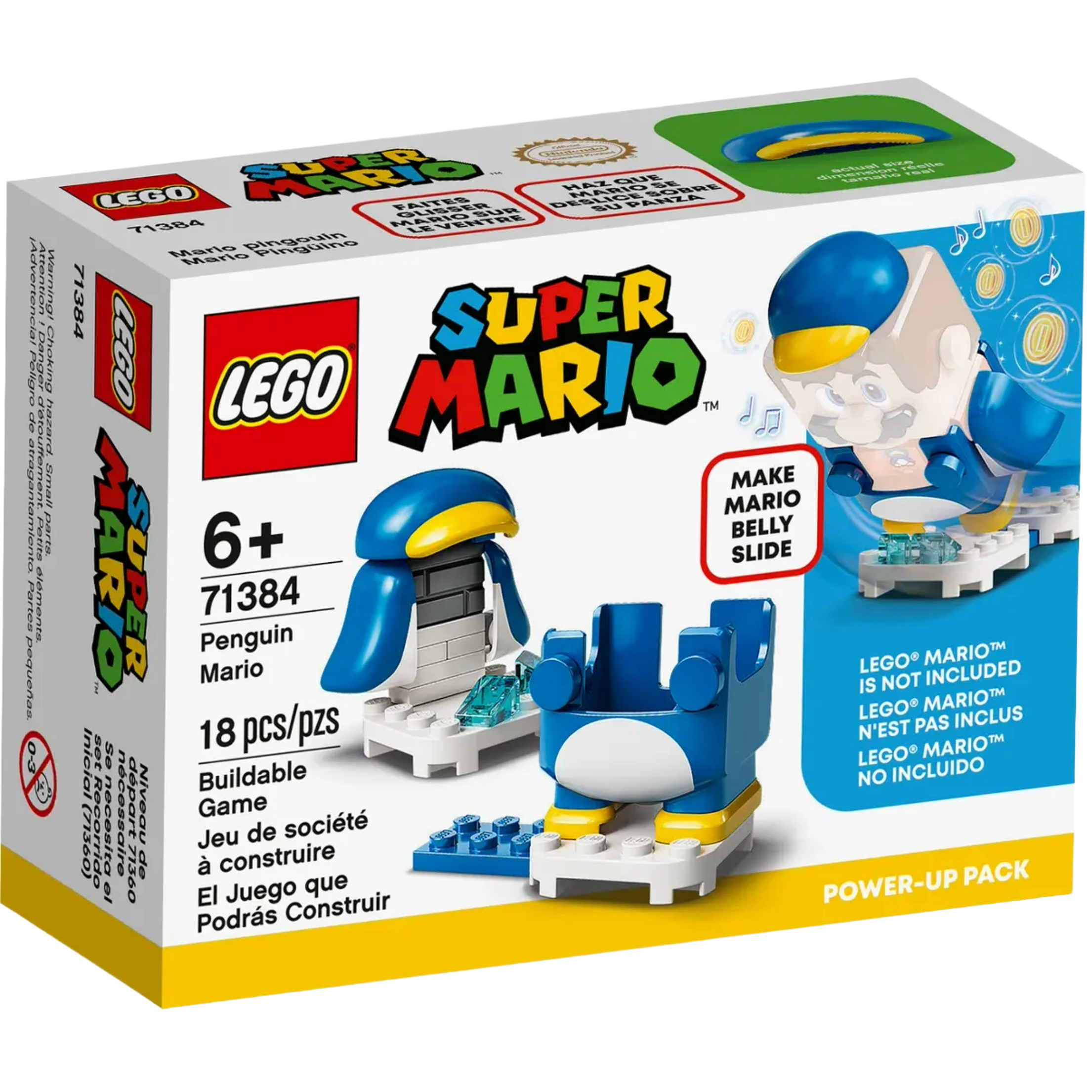 LEGO Kit De Construcción Súper Mario Pack Potenciador: Mario Pingüino