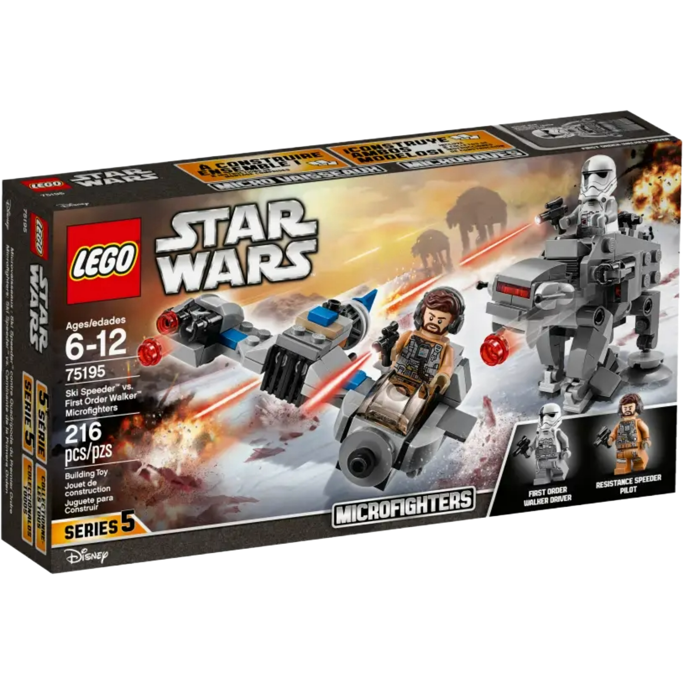 LEGO Microfighters Star Wars: Ski Speeder Vs. Caminante De La Primera Orden